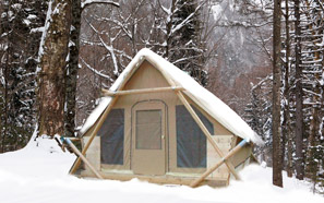 Tente Huttopia nordique (prêt-à-camper)