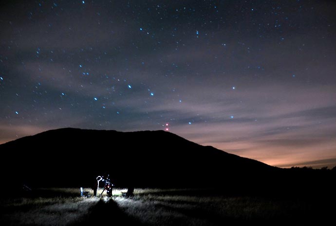 Le ciel étoilé du parc national du Mont-Tremblant - Sépaq
